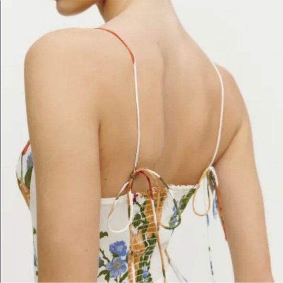 NWOT! Reformation Juliette Midi Dress in Formosa Floral Print - Picture 10 of 16